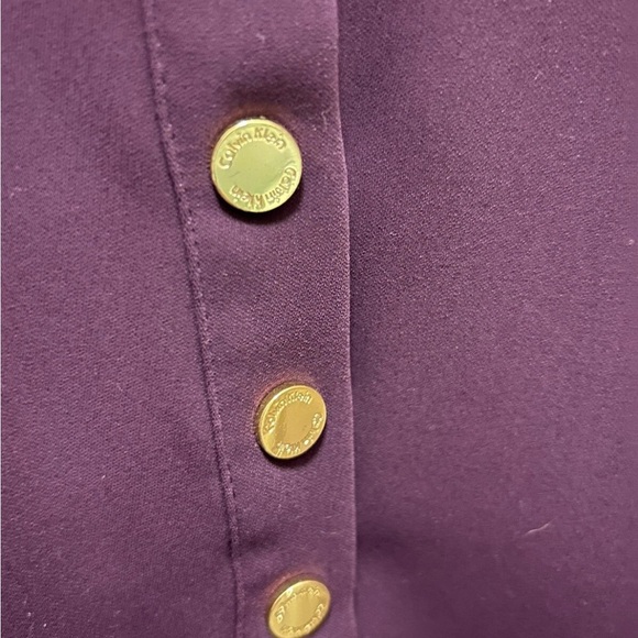 Calvin Klein Purple Button-Up Shirt Dress Sz 6 EUC!! - Picture 3 of 12